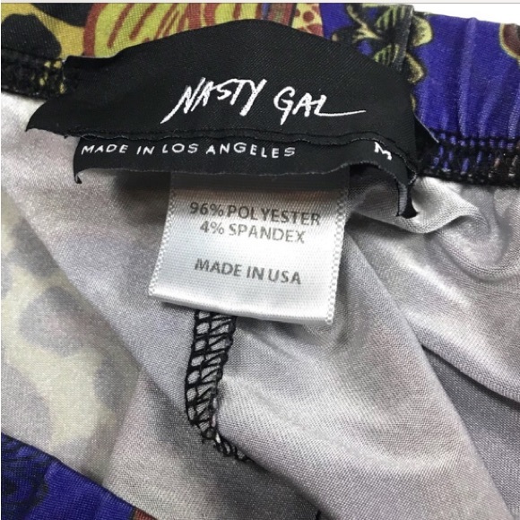 EUC NASTY GAL LEOPARD BAROQUE LEGGINGS - Picture 2 of 2